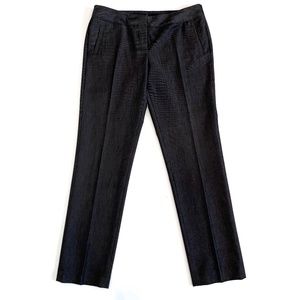 Amanda & Chelsea Black Houndstooth Check Straight Leg Pants